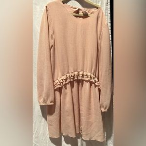 Blush colored Chloe Dress girls Size 10.